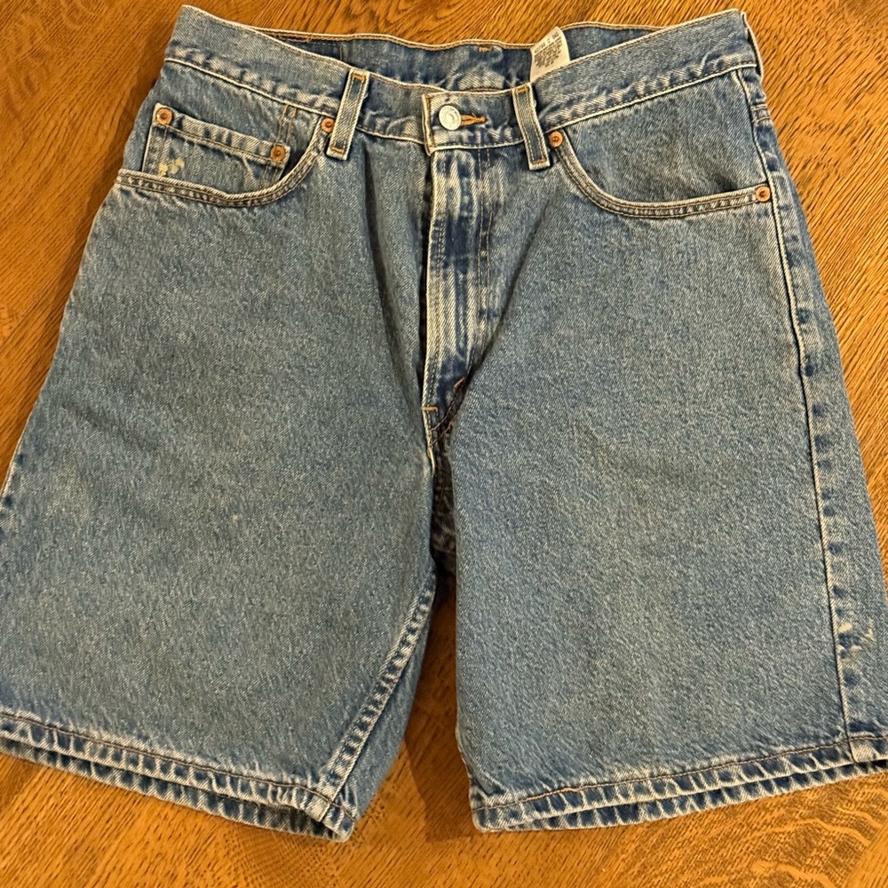 Levi's 550 Vintage Classic Blue Denim Shorts Y2K